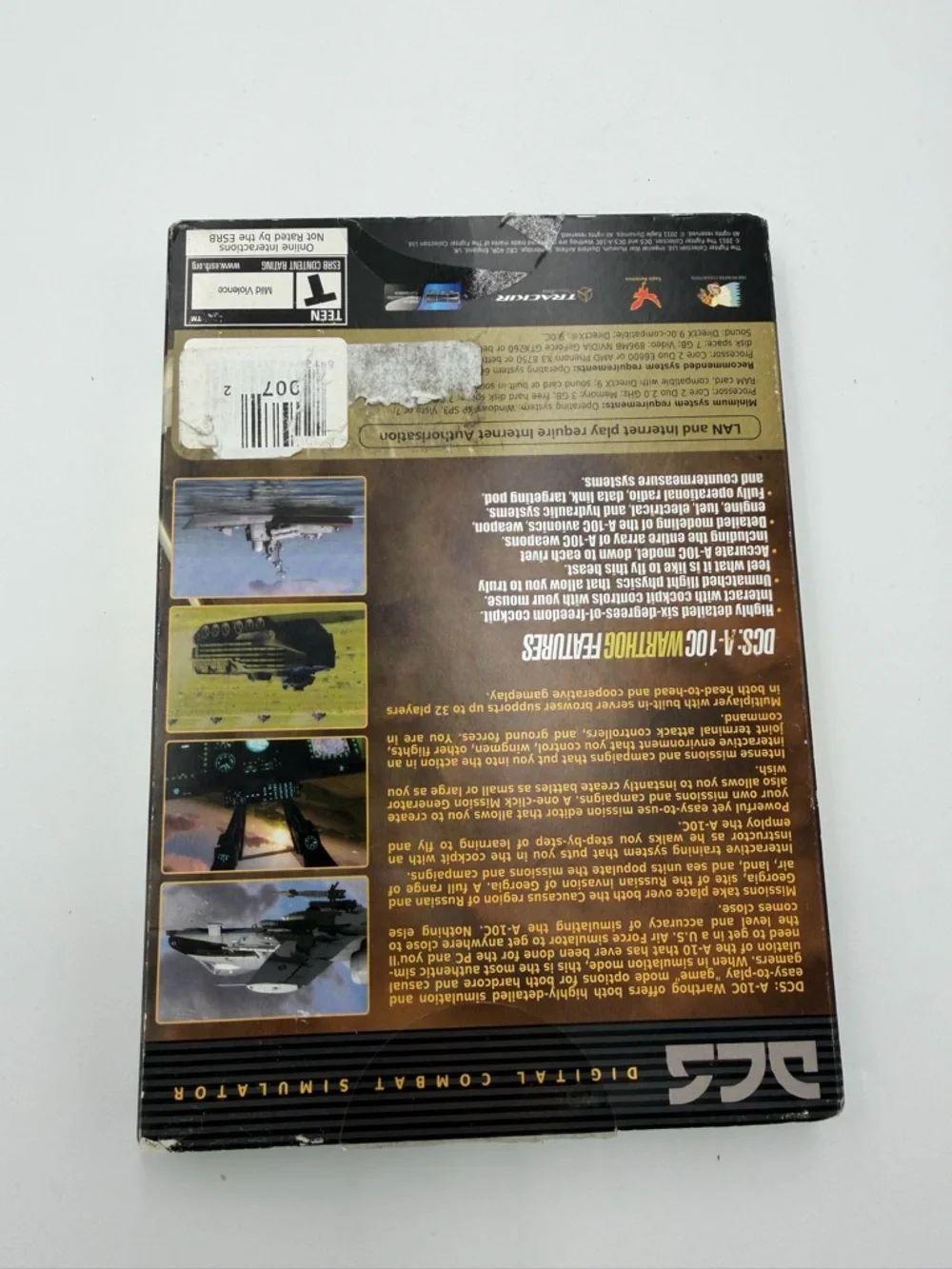DCS: A-10C Warthog Rare Flight Simulator War PC DVD ROM Game - Complete.